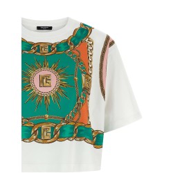 'Balmain Foulard' print T-shirt