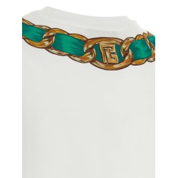 'Balmain Foulard' print T-shirt