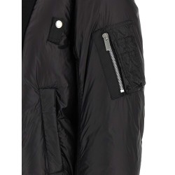 Wool insert bomber jacket