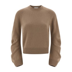 Curved sleeve sweater