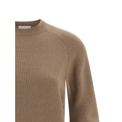 Curved sleeve sweater