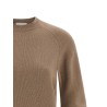 Curved sleeve sweater