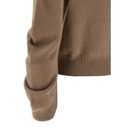 Curved sleeve sweater