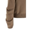 Curved sleeve sweater