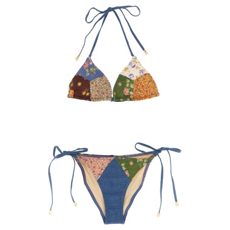 'Lucky Cotton Mini Tri' bikini