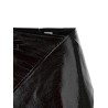 'Fold Vinyl Mini' skirt