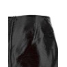 'Fold Vinyl Mini' skirt