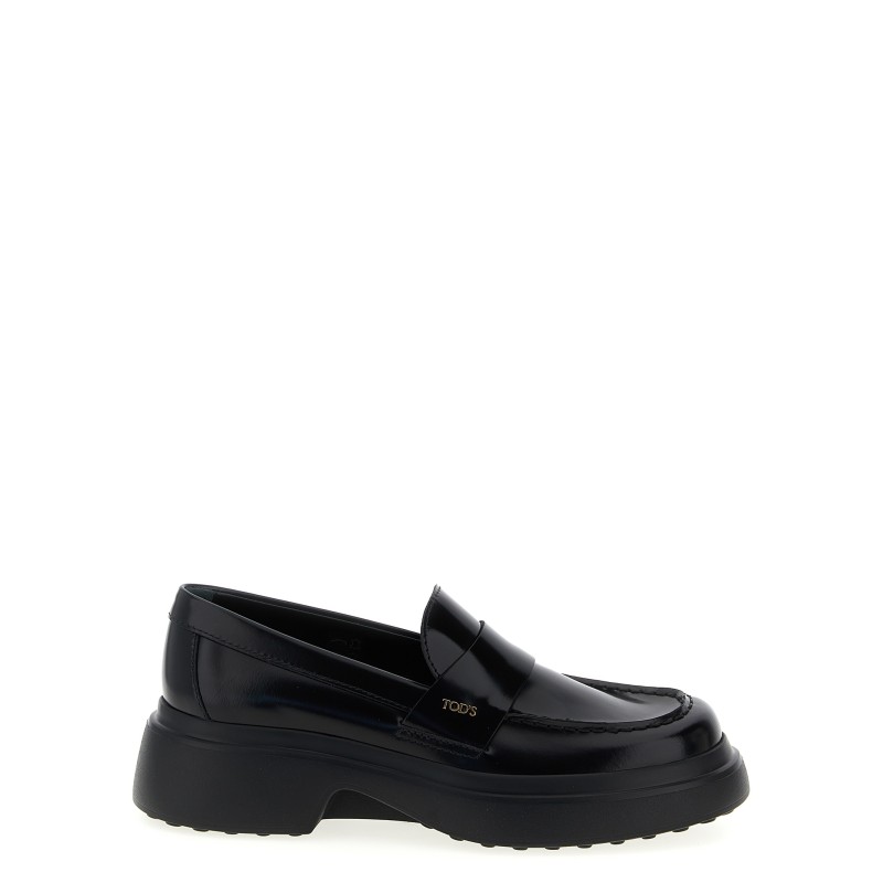 Leather loafers