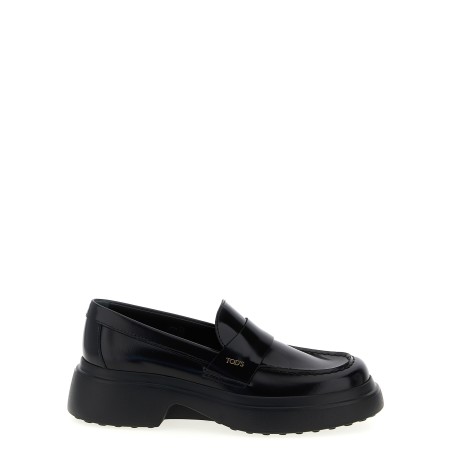 Leather loafers