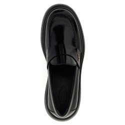 Leather loafers
