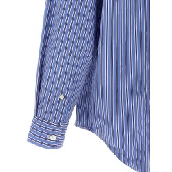 Patch striped shirt