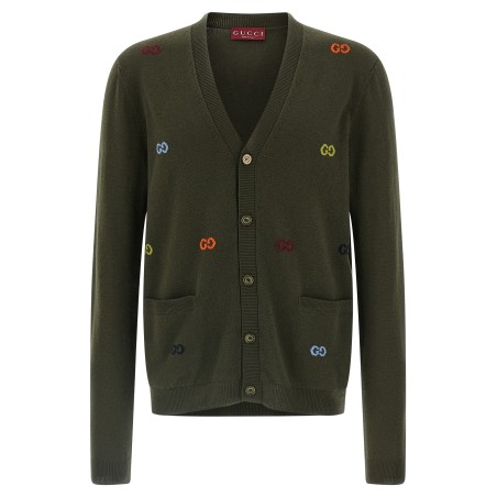 GG intarsia cardigan
