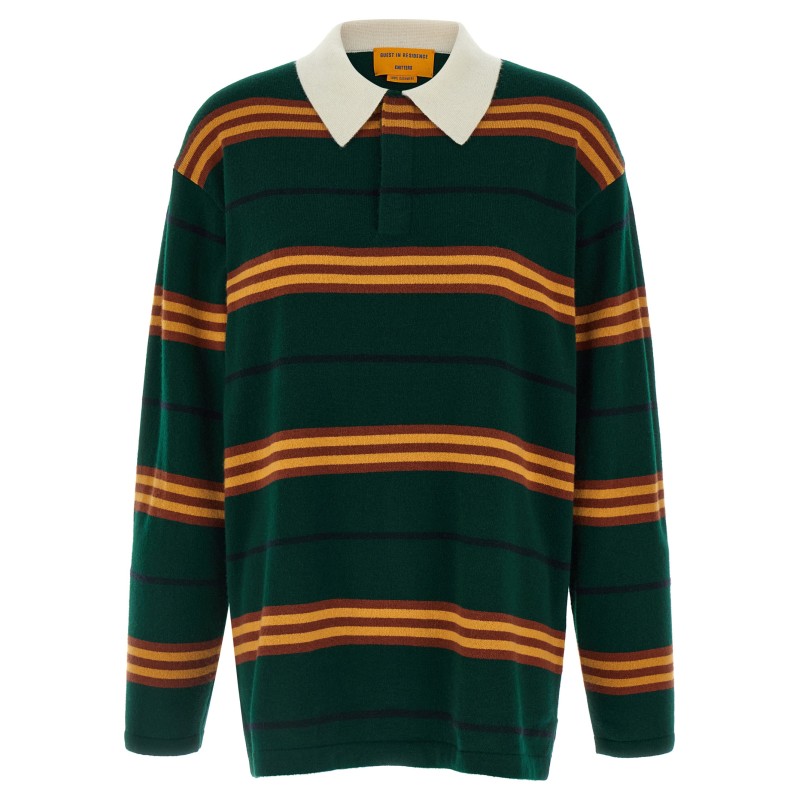 'Striped Rugby' polo shirt
