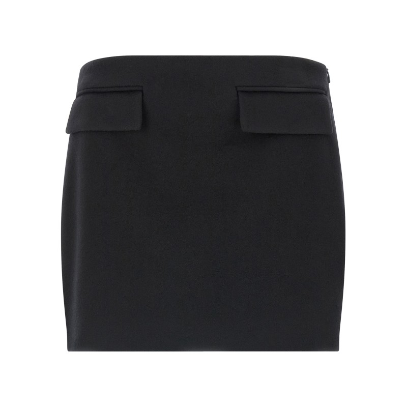 Cashmere wool skirt