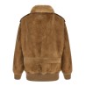 Sheepskin bomber jacket