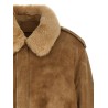 Sheepskin bomber jacket