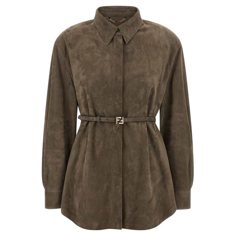 Suede shirt