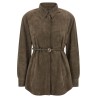 Suede shirt