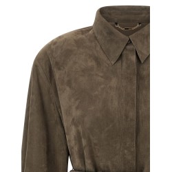 Suede shirt