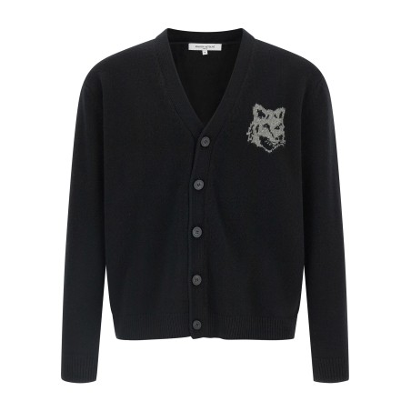 'Fox Head' cardigan