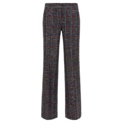 Sequin tartan pants