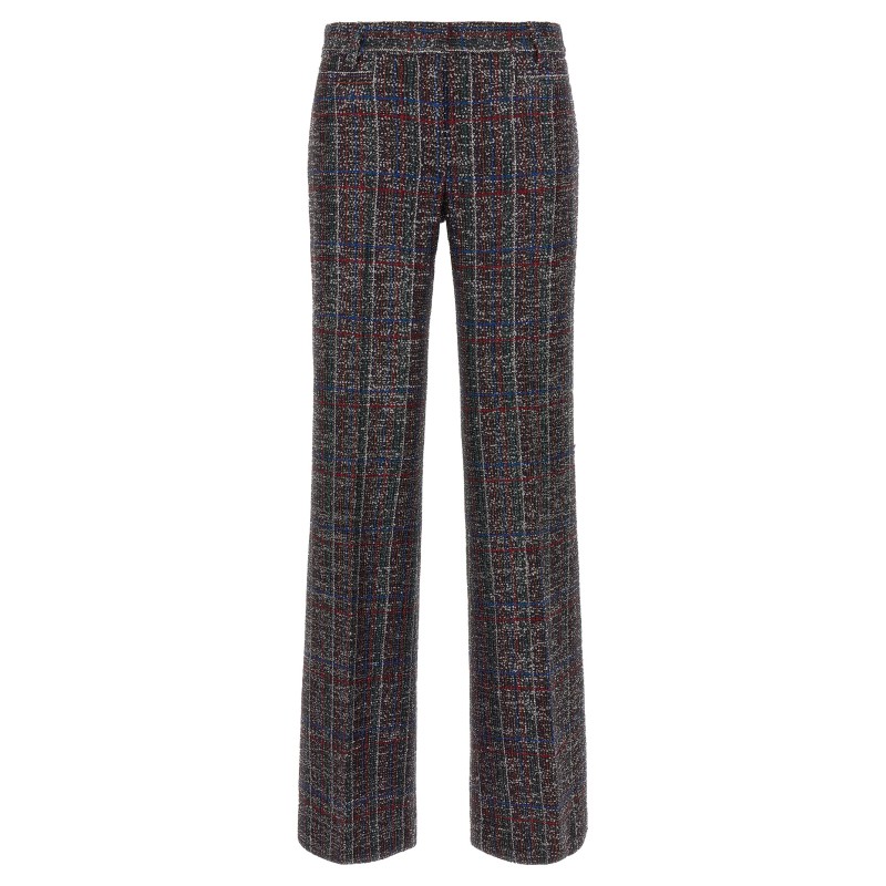 Sequin tartan pants
