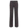 Sequin tartan pants