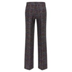 Sequin tartan pants