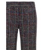 Sequin tartan pants