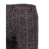 Sequin tartan pants