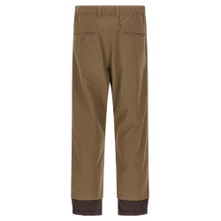 'Mix Layered Wool Gabardine' pants