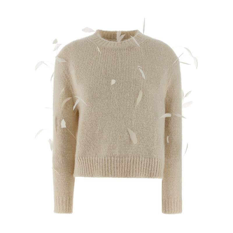Feather sweater