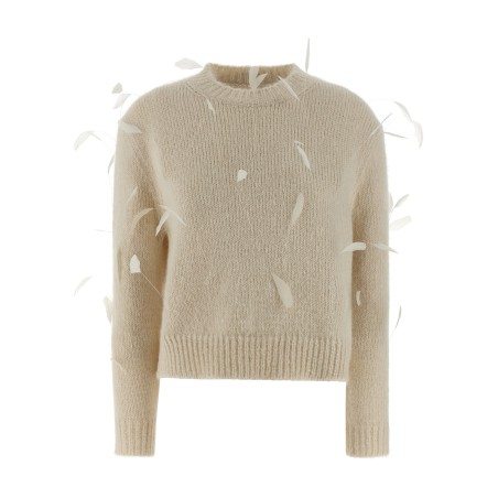 Feather sweater