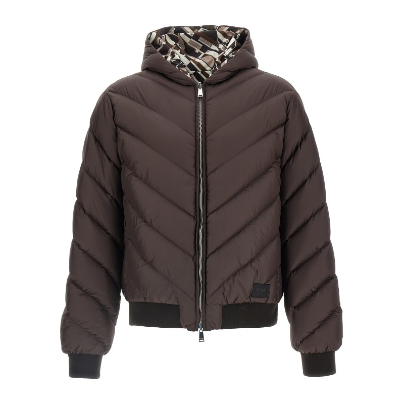 Reversible down jacket