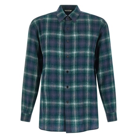 'Airy Wool Check' shirt