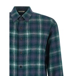 'Airy Wool Check' shirt