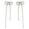 'Crystal Droplet Bow' earrings
