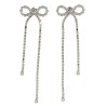 'Crystal Droplet Bow' earrings