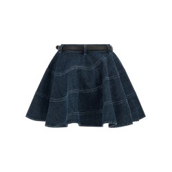 'Flared Denim Mini' skirt