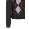 'Grey Argyle Lightweight' sweater