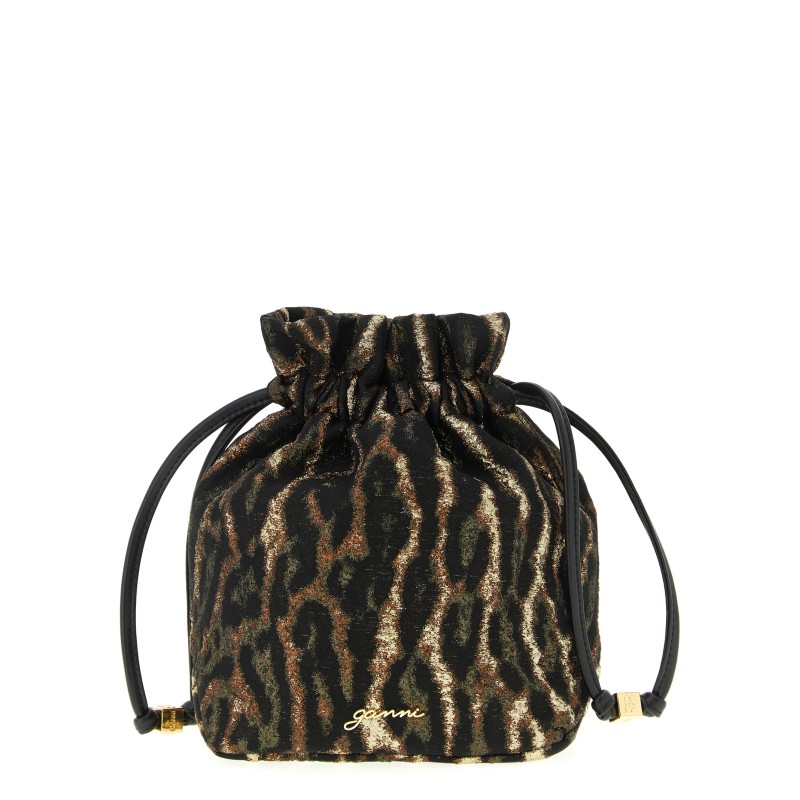 'Metallic Bou Bucket' pouch
