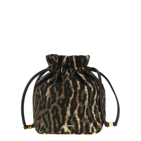 'Metallic Bou Bucket' pouch