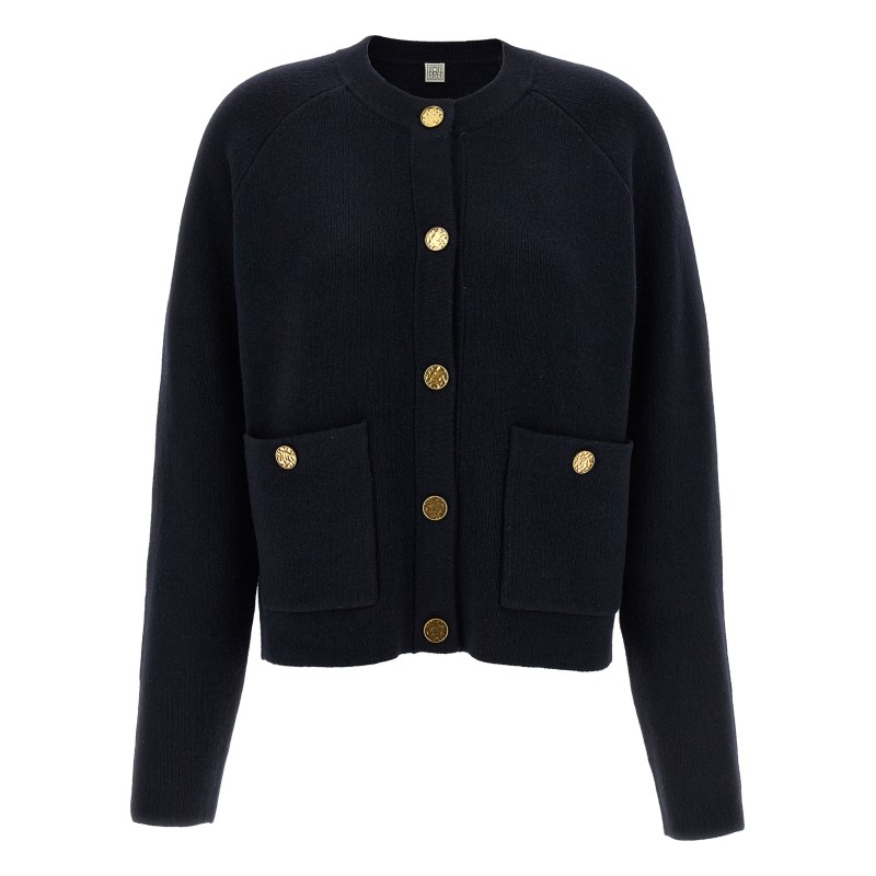 'Hammered Button' cardigan