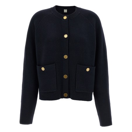 'Hammered Button' cardigan