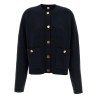 'Hammered Button' cardigan