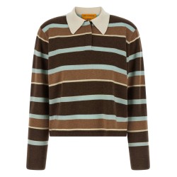 'Cropped stripe Rugby' sweater