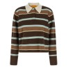 'Cropped stripe Rugby' sweater