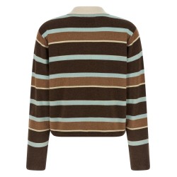 'Cropped stripe Rugby' sweater