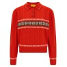'Cable Collegiate Polo' sweater