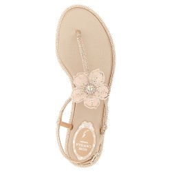 'Peach Flower' sandals